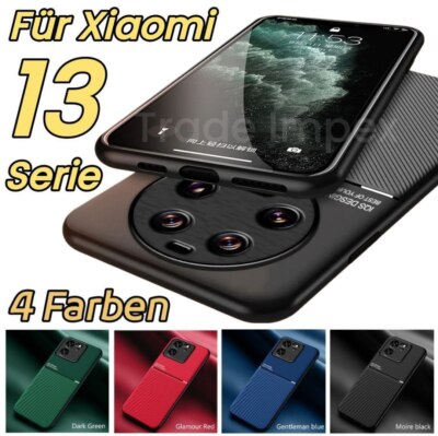 Handy Hülle für Xiaomi 13 13T 13C Note Pro Ultra Redmi Hartglas Kamera Schutz