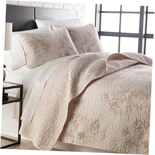 Oversized King Quilt Bedding Set, 3 King / California King Harmony Soft Sand