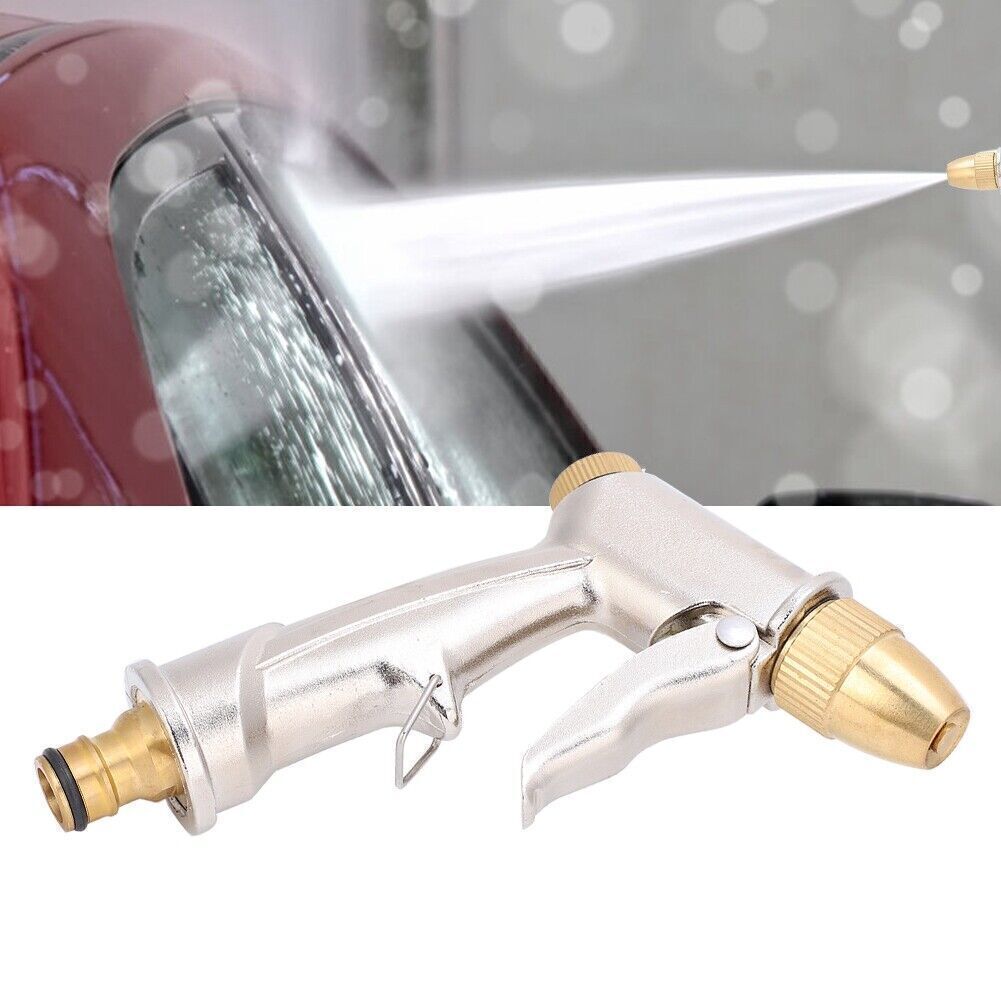 Car Washing Water Gun Pure Brass All Metal High Pressure Household Cleaning