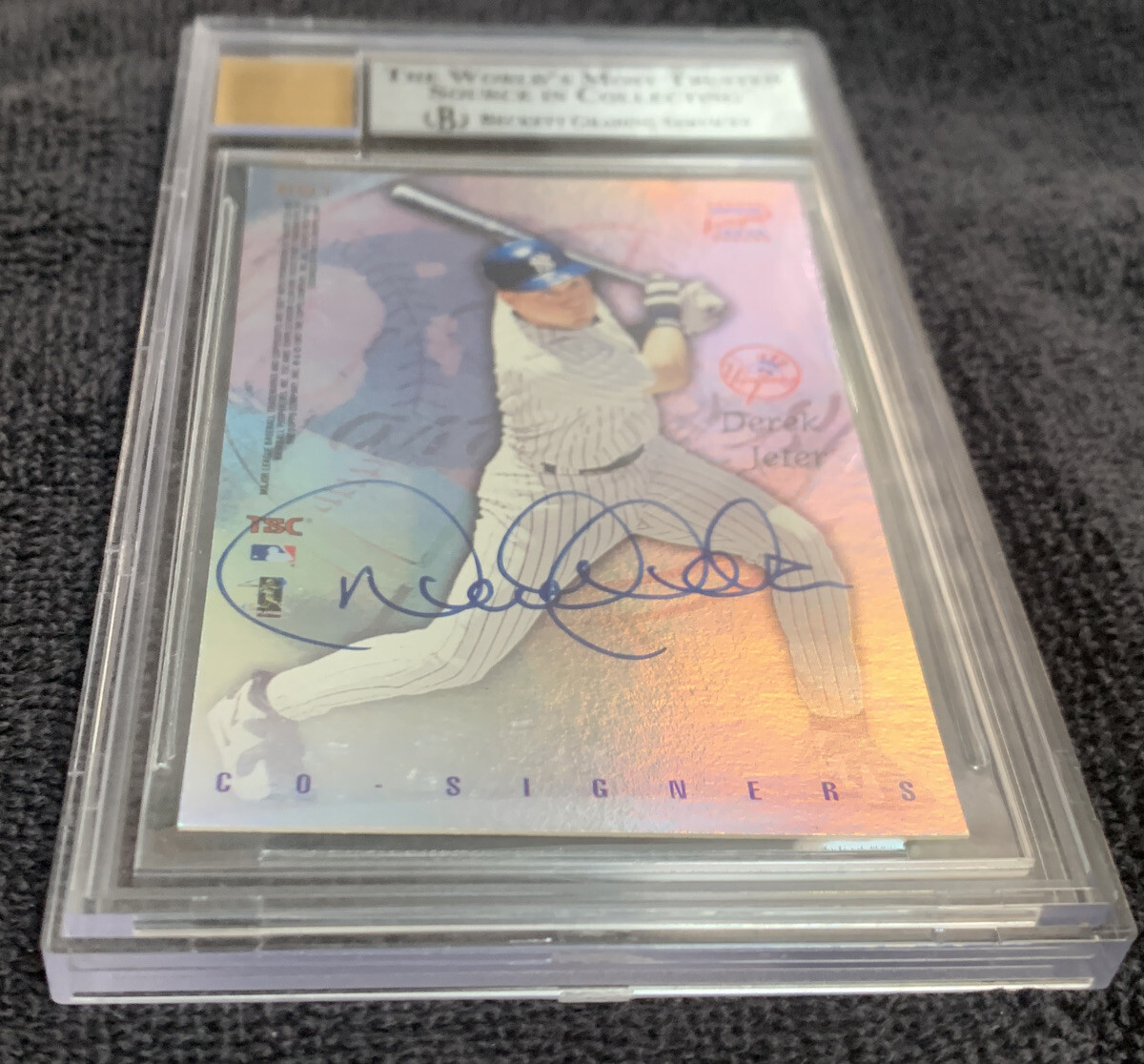 1997 Stadium Club Co-Signers Derek Jeter Andy Pettitte Autographs