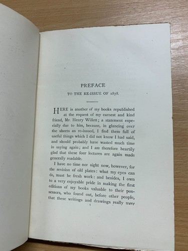 RARE 1891 JOHN RUSKIN "THE TWO PATHS" ART LECTURES ANTIQUE HARDBACK BOOK (P4) - Picture 6 of 16
