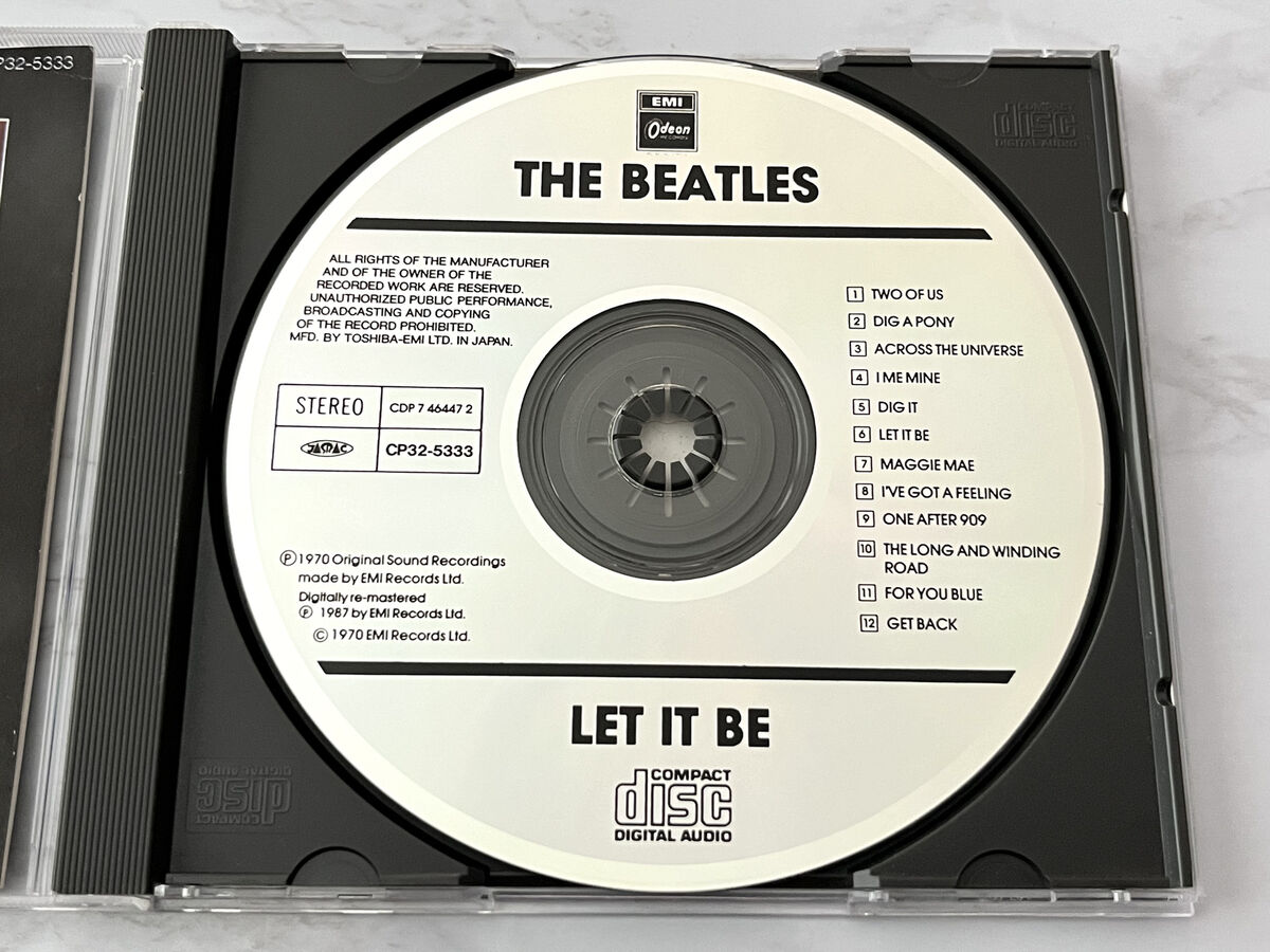 The Beatles Let It Be CD 1ST JAPAN PRESS! 1987 Odeon CP32 The Beatles Let It Be CD 1ST JAPAN PRESS! 1987 Odeon CP32