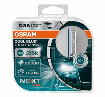 OSRAM D3S XENON BRENNER 6200K COOL BLUE INTENSE XENARC +150% NEXT GENERATION DUO