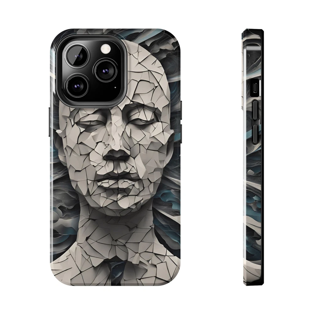 Abstract Art Surreal Man Phone Case Durable for iPhone Samsung