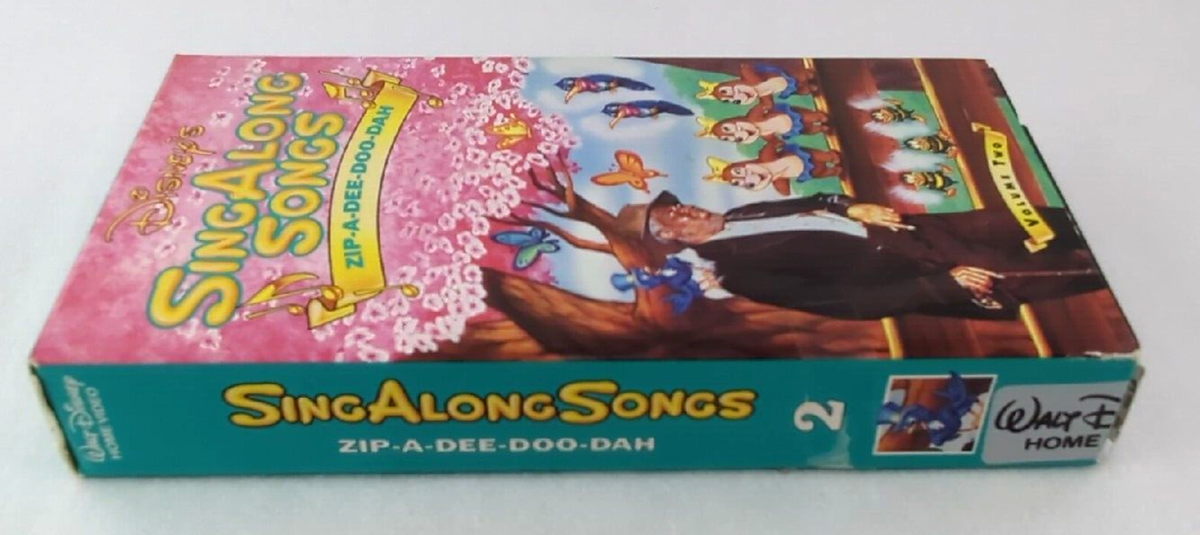 Disney's Sing Along Songs Zip-A-Dee-Doo-Dah VHS | eBay