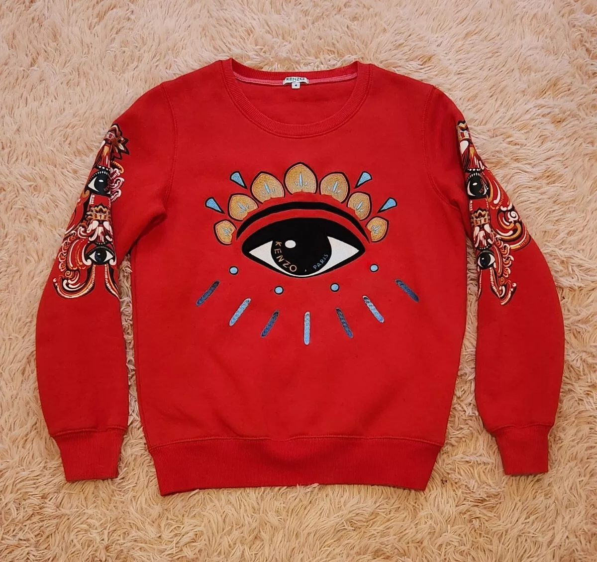 Kenzo red best sale eye t shirt