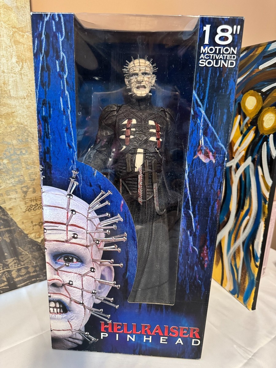 NECA Hellraiser Pinhead 18” Horror Figure Motion Activated Sound
