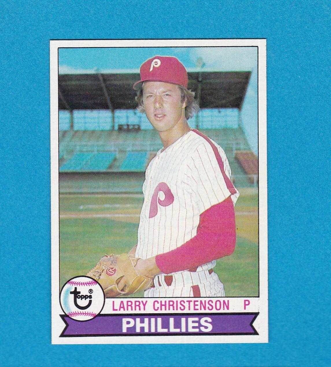 1979 TOPPS BASEBALL SET BREAK 493 LARRY CHRISTENSON PHILS NM/MT+