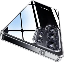 CASEKOO S25 Ultra Case, 16FT Drop Prot, Anti Stain, Clear 6.9"