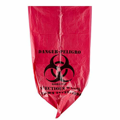 Comfort Axis Biohazard Infectious Waste 5-7 Gallon Bag 18 X 22 Inches Pack Of 20