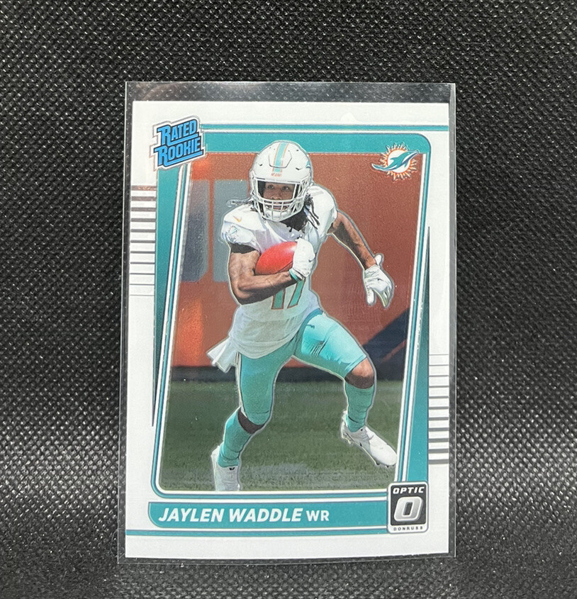 Jaylen Waddle Rated Rookie 2021 Panini Donruss Optic Football #208 NFL Dolphins