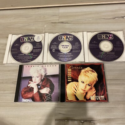 Lorrie Morgan 5 CD LOT - 3 RARE Radio Promos Crying Time Half Enough I Guess You