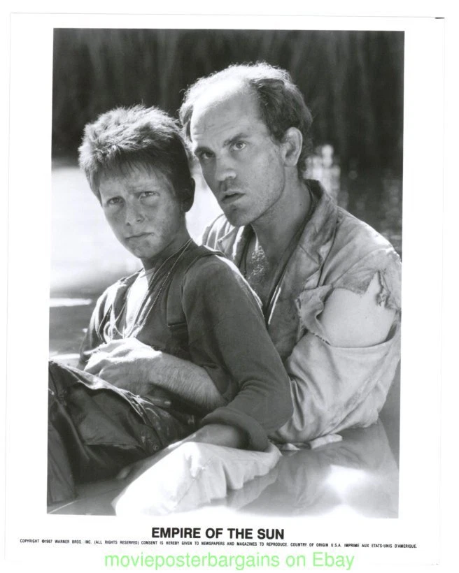 KIT DE PRENSA IMPERIO DEL SOL 19 8x10 pulgadas FOCOS 20 diapositivas a color STEVEN SPIELBERG Foto 4 de 4