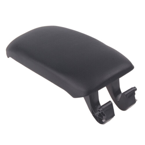 For Audi A3 8P 2003-2012 Leather Front Center Console Armrest Lid Cover Black - Picture 2 of 8