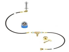 EasyFirePits K++ Kit DIY Build Your Own Pre-Plumbed Gas Fire Pit Kit - no burner