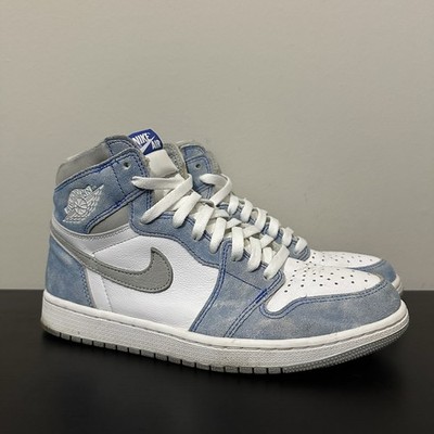 Nike Air Jordan 1 Retro High OG Hyper Royal Blue White Size 9.5 555088-402