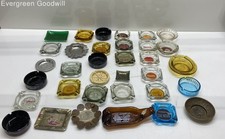 Large Vintage Lot of 34 Ash Trays