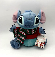 Disney Store Holiday Stitch with Sweater Scarf Plush NWT