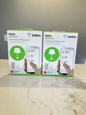 Lot Of 2 NEW Belkin Wemo Smart Switch White F...