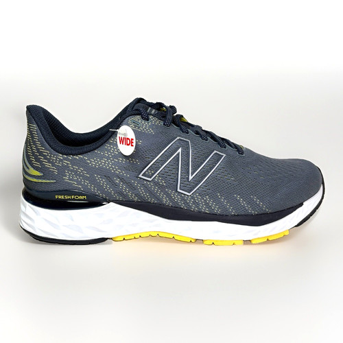 New Balance Fresh Foam 880v11 Men's Size 11.5 2E WIDE Gray Running Sneakers