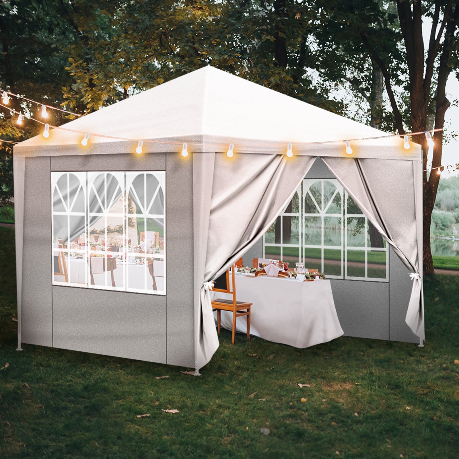 Party Wedding Tent Pavilion Gazebo Events 4 Wall