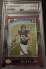 2024 Panini Donruss Optic - Rated Rookie Caleb Williams #201 Red Mojo Prizm (RC)