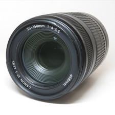  Near Mint Canon EF-S 55-250mm f 1:4-5.6 IS Zoom Lens from Japan