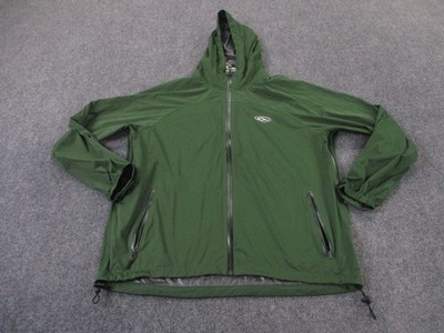 Drake Jacket Men L Green Lightweight Rain Lined Hiking Outdoors