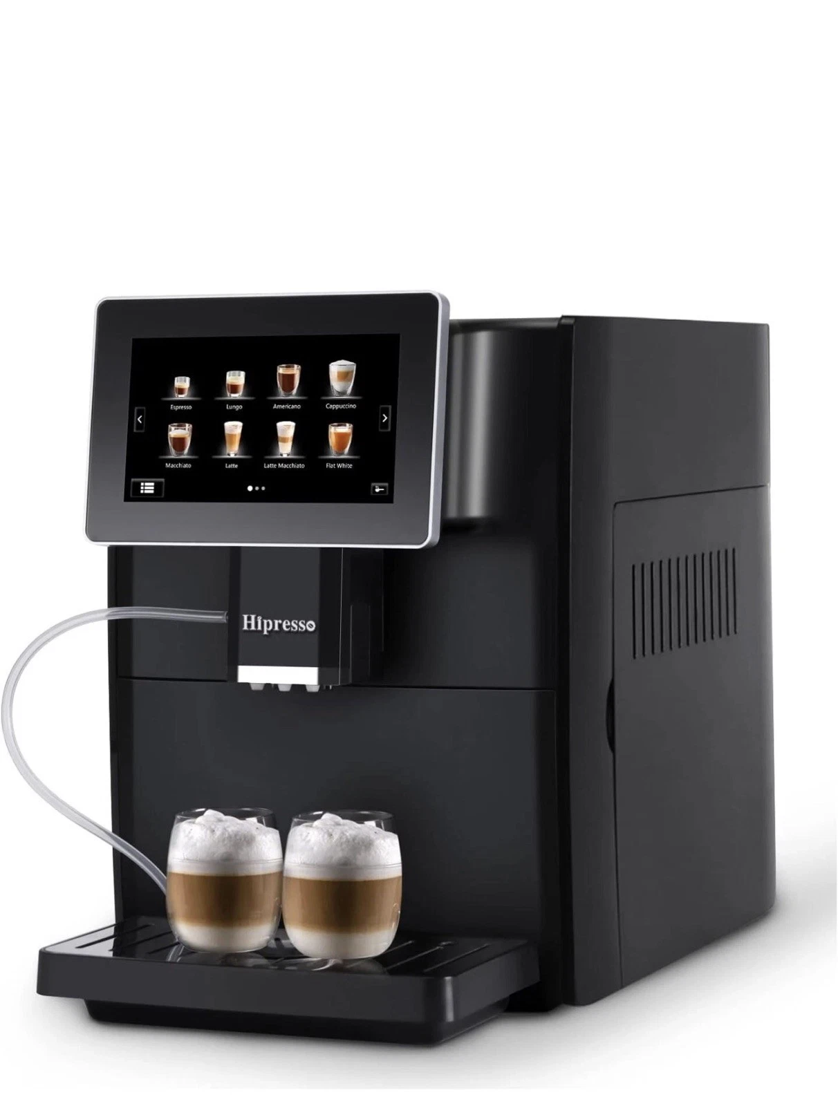 Hipresso Super-automatic Espresso Coffee Machine -Large 7 Inches HD TFT Display