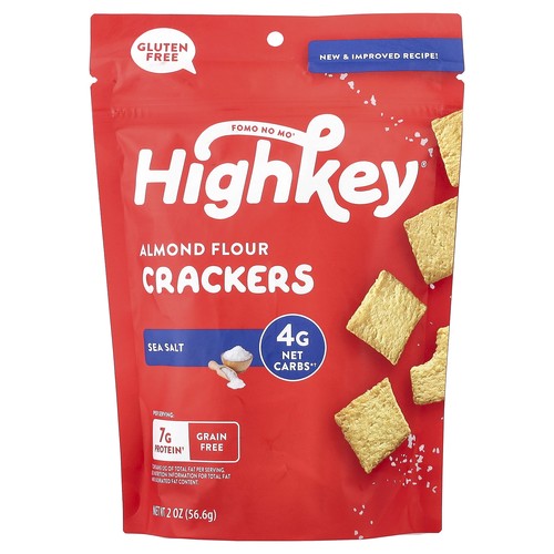 Almond Flour Crackers, Sea Salt, 2 oz (56.6 g)