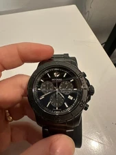 Movado Series 800 2600119 Men's Watch Steel PVD Black Coated Box + Papers