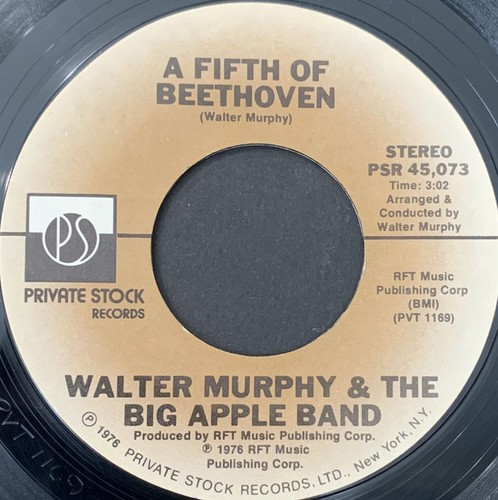 Walter Murphy & The Big Apple Band - A Fifth Of Beethoven / California Strut (7"