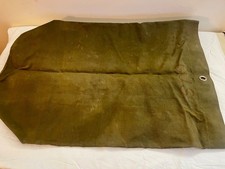 Vintage US Army Duffel Bag Large Olive Green Cotton Canvas 1960s Vietnam