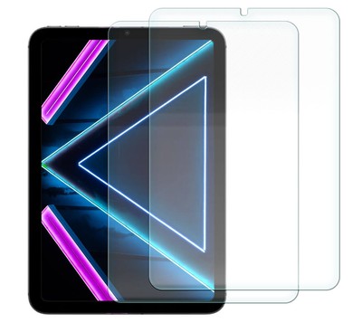 2x Glasfolie für Apple iPad Mini (2021) Schutzglas Schutzfolie