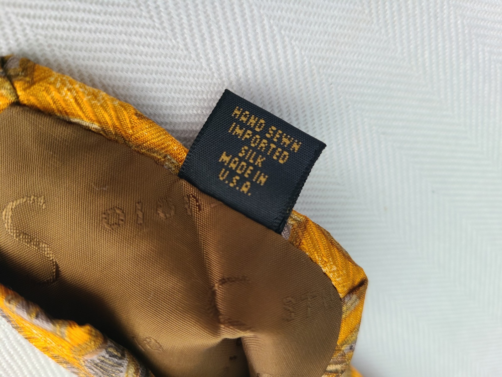 Robert Talbott SILK NECKTIE Studio Extra Long Rus… - image 4