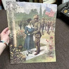 New ListingAntique Military Poster 1918 WW1 E.G. Renesch 16" x 20"