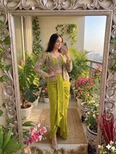 LEHENGA BLOUSE INDIAN BOLLYWOOD WEDDING PARTY PAKISTANI WEAR READYMADE