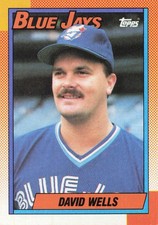 1990 Topps #229 David Wells Toronto Blue Jays MLB C175