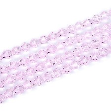 400pcs Czech 8mm Faceted Bicone Crystal Glass Loose Beads Spacer Bulk Light R...