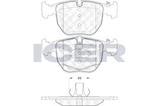Bremsbelagsatz Vorne Ate-System für BMW X5 X3 E38 E39 Alpina B10 Touring 94-11