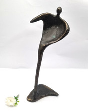 Tolle Abstrakte Menschen Bronze Figur / Skulptur Vintage Modern