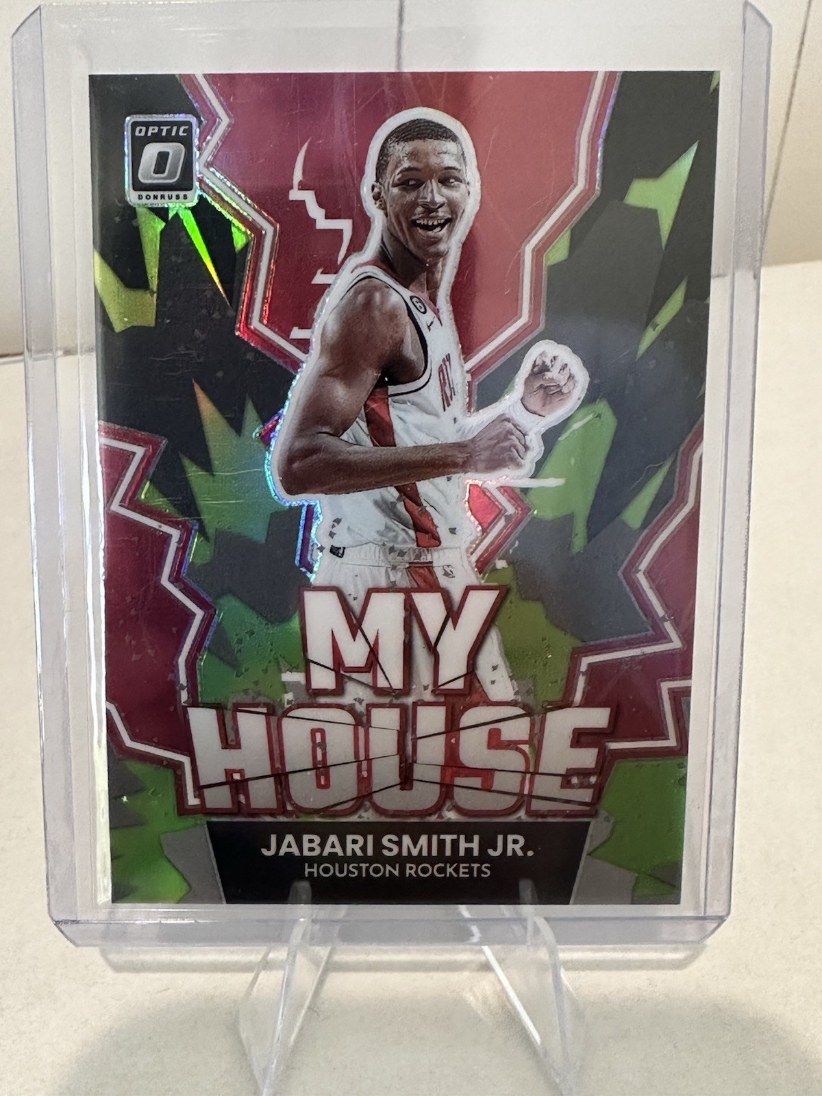 2022-23 Panini Donruss Optic - My House! Jabari Smith Jr. #13 Lime Green /149 RC