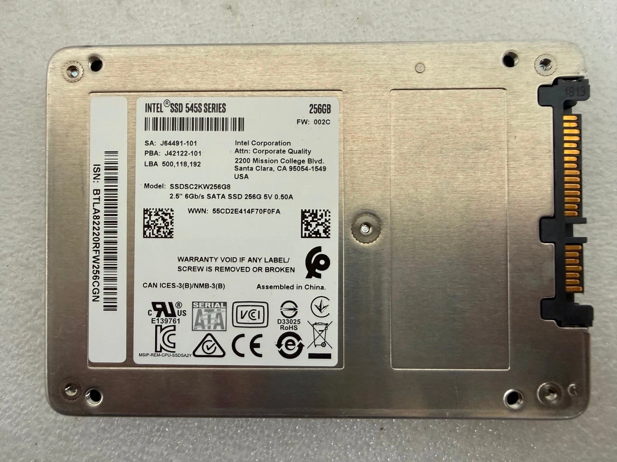 Intel SSD 5 256GB 2.5インチ SATA III Intel SATA III 256 GB Solid State Drives for sale | eBay