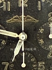 Original Early 1960s Breitling AOPA Navitimer 806 Venus 178 No Signature Logo 2