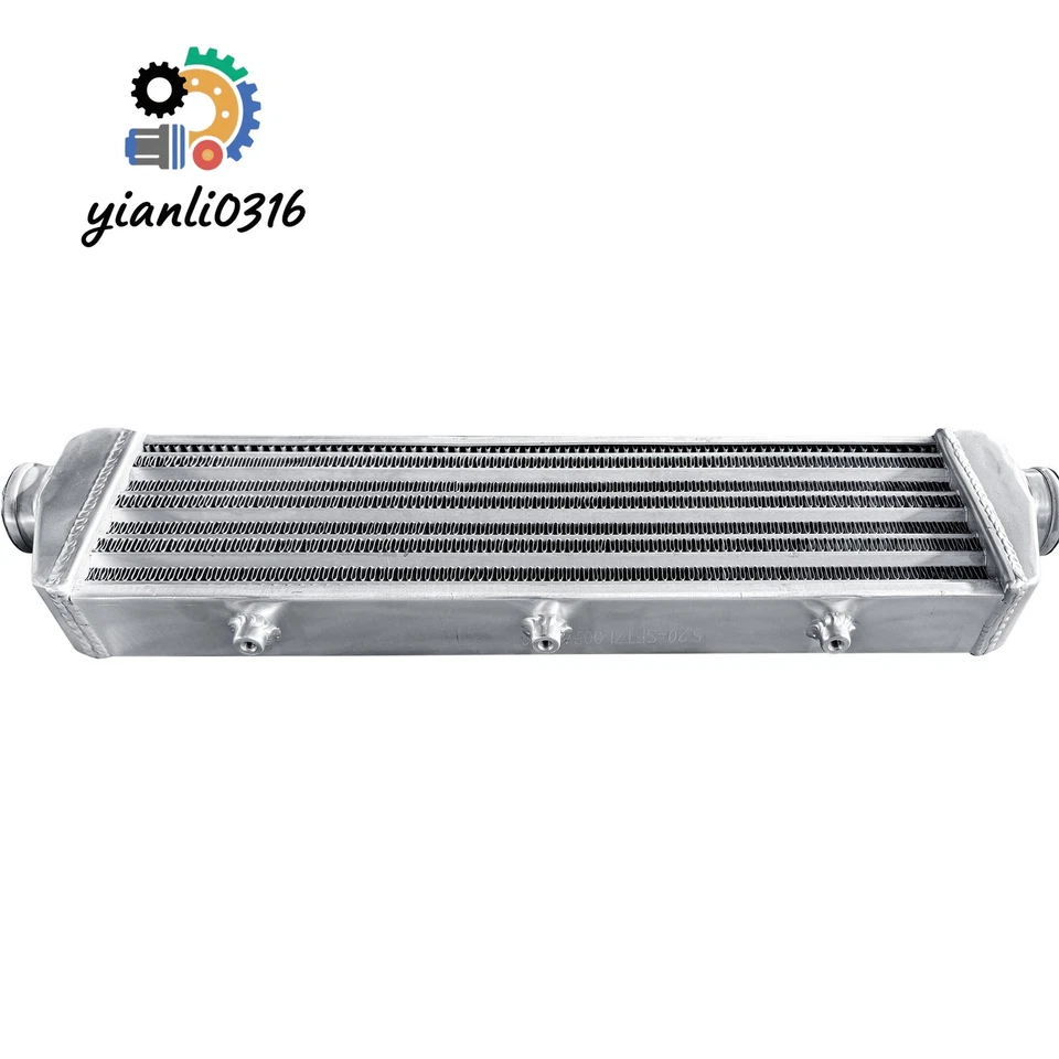 Intercooler Turbo Universal FMIC Aluminio 2.2" Entrada y Salida 27" X6.6"X 2.7" Foto 2 de 4