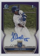 2023 Bowman Chrome Prospect Purple Refractor /250 Juan Olmos #CPA-JOS Auto 1j9f