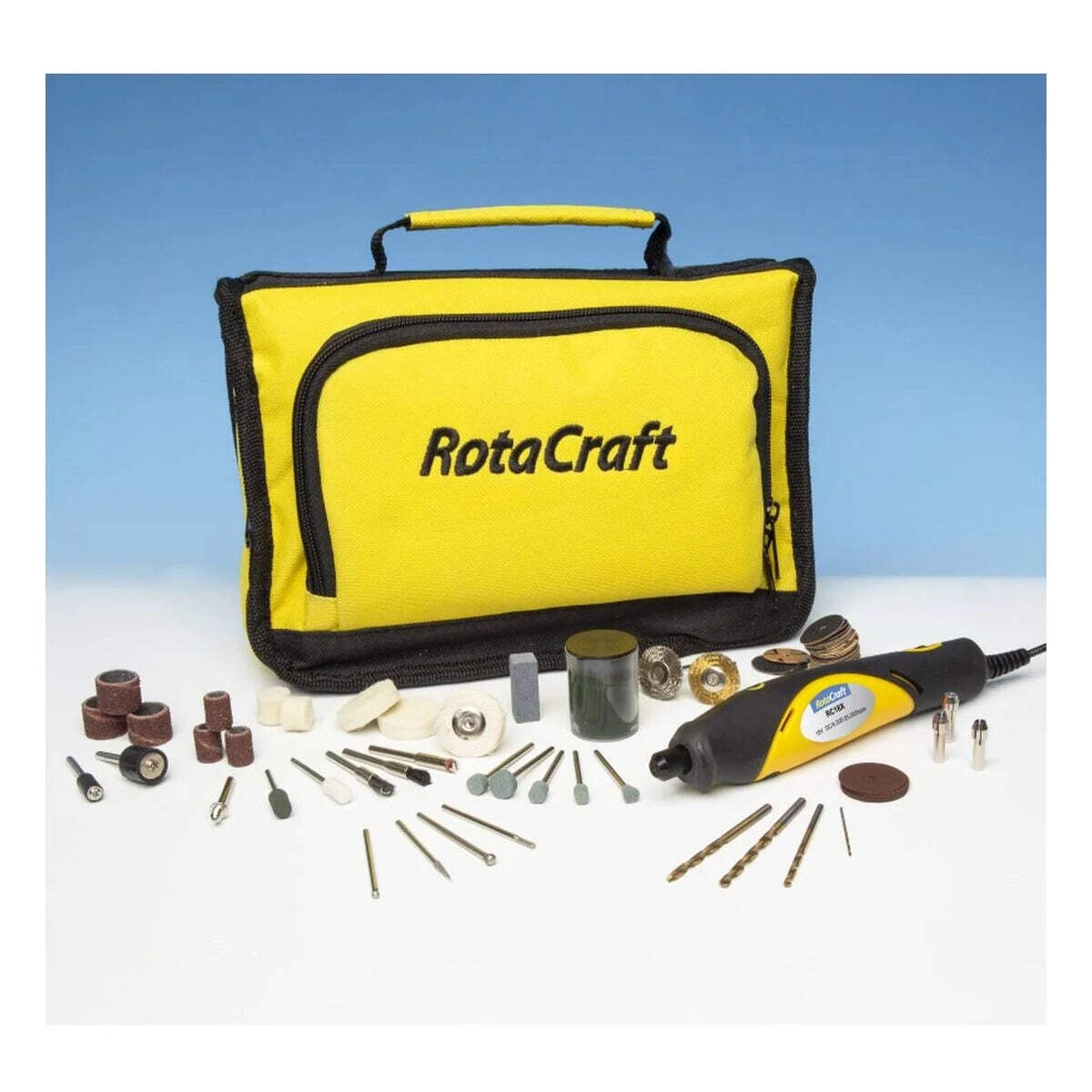 ROTACRAFT RC18X Variable Speed 5000-25000rpm Mini 18v Rotary 75 piece Tool Kit - Image 5