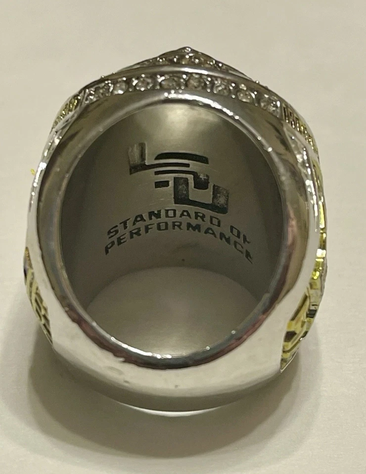 Anillo de campeonato de fútbol LSU 2019 réplica arte personalizado Foto 4 de 4