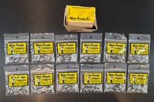 Water Gremlin Co Rubbercor Sinkers Sz 1/4 5 Each Pack #PRC-0 12 Packs