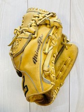 Mizuno Pro Baseball Glove Infield BEIGE Excellent